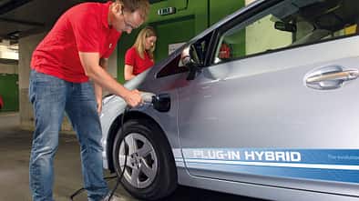 Toyota Prius Plugin, Steckdose