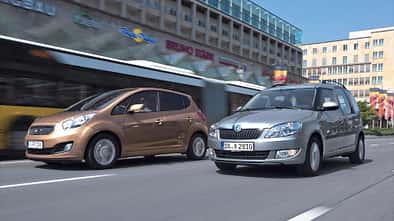 Kia Venga, Skoda Roomster