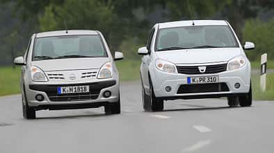 Dacia Sandero, Nissan Pixo