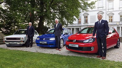 Giorgio Giugiaro, Hartmut Warkuß, Walter de Silva VW Golf