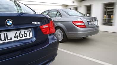 BMW 318i, Mercedes C 180 CGI