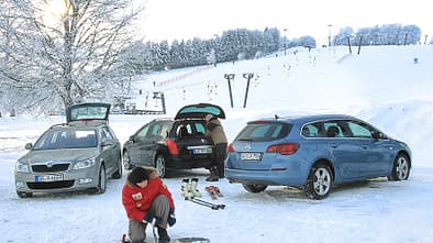 Skoda Octavia Combi 2.0 TDI Elegance, Peugeot 308 SW HDi FAP 140 Platinum, Opel Astra Sports Tourer 2.0 CDTi Sport