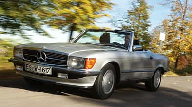 Mercedes Benz 500 SL R107, 1989, Front