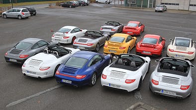 Porsche 911, komplette Modellpalette