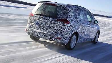 Opel Zafira Erlkönig, Heck