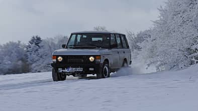 Range Rover 4.2, Front, Schnee