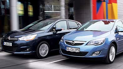 Citroen C4 Vti 120 und Opel Astra 1.4 Turbo im Vergleich, Teaser