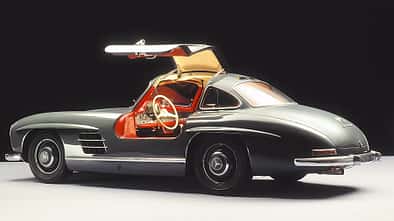 Automobil-Design, Mercedes 300 SL, Flügeltür, Seitenansicht