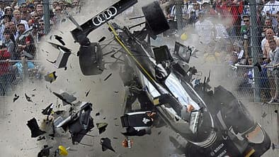 Crash McNish Le Mans 2011