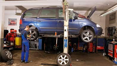 VW Sharan, Hebebühne