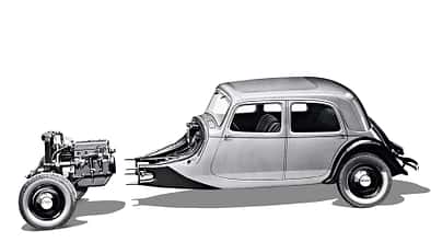 Citroen Traction Avant, Doppel-Querachse