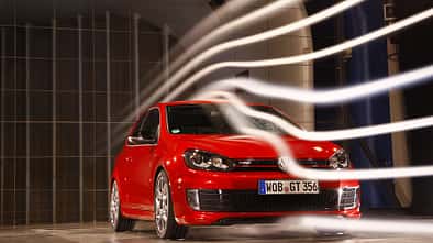 VW Golf GTI Edition 35, Windkanal