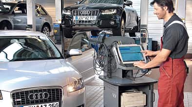 Werkstatt, Test, Audi