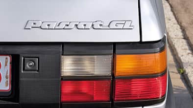 VW Passat 1.8 GL, Rücklichter, Typenbezeichnung
