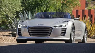 Audi e-tron Spyder, Front