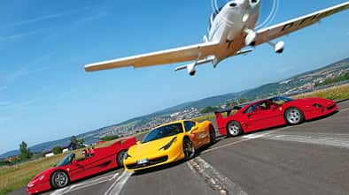 Impressionen Ferrari F40, F50 und 458 Italia 