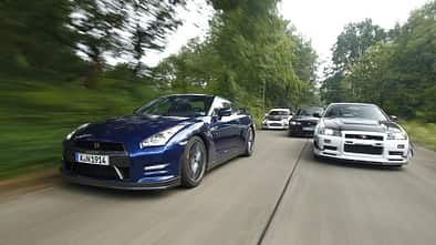 Nissan GT-R, verschiedene Modelle, Front