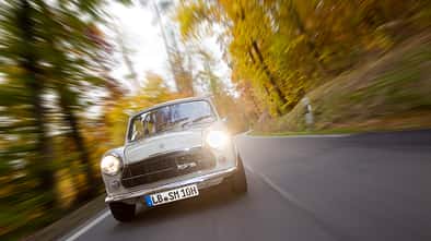 Innocenti Mini Cooper 1300 Export, Front, Scheinwerfer