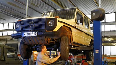 Mercedes G-Modell W 460, Hebebühne
