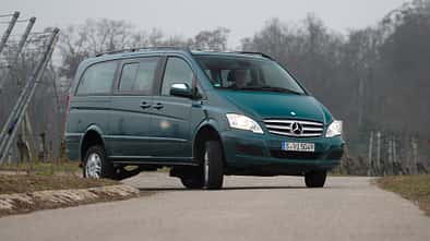Mercedes Viano 2.2 CDI 4matic, Kurvenfahrt