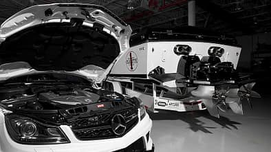 Mercedes C63 AMG Black Series Speedboot