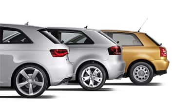 Audi A3, verschiedene Modelle, Heck