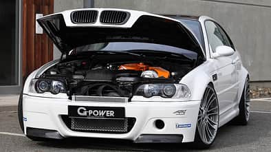 G-Power BMW M3 E46, Motorhaube, Motor