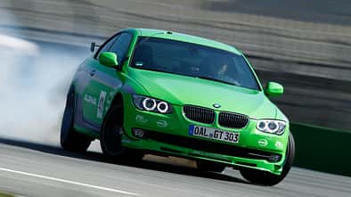 BMW Alpina B3 GT3, Frontansicht, Burnout