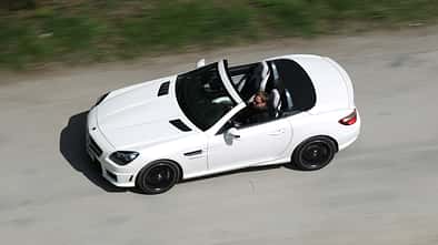Mercedes SLK 55 AMG, Draufsicht, von oben