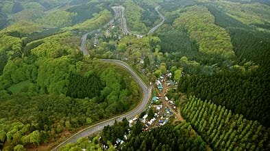 Nürburgring, Grüne Hölle, Luftaufnahme