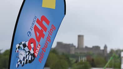 24h-Rennen Nürburgring 2012, Atmosphäre, Logo, Flagge, Fahne, Schriftzug, 16-05-2012, Burg 24h-Rennen Nürburgring 2012