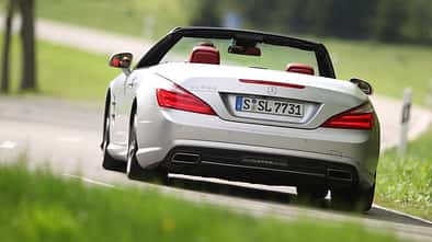 Mercedes SL 500, Heck