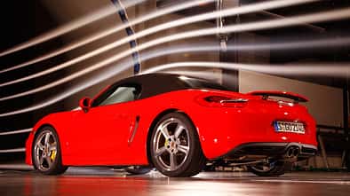 Porsche Boxster S, Strömungskanal