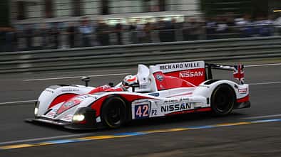 Alex Brundle (GBR), Martin Brundle (GBR), Lucas Ordonez (Esp), Zytek Z11sn - Nissan Greaves Motorsport LMP2, 24h-Rennen Le Mans 2012