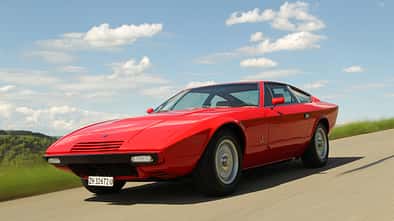 Maserati Khamsin, Seitenansicht
