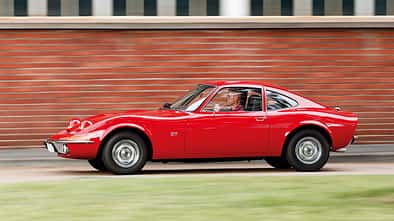 Opel GT, Seitenansicht