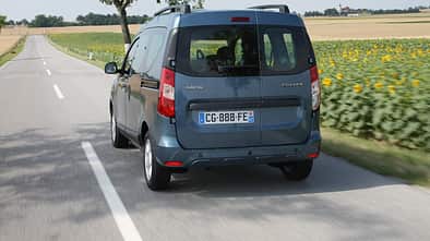 Dacia Dokker, Heckansicht