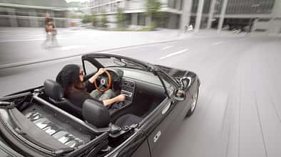 Mazda MX-5, Cabrio, Offen