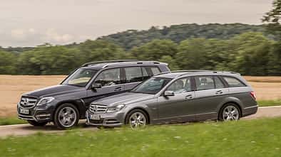Mercedes GLK 220 CDI, Mercedes  C 220 CDI T, Heckansicht