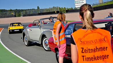 Sachsen Classic 2012, Vortag, Rallye-Lehrgang auf dem Sachsenring