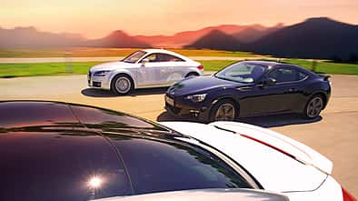 Audi TT, Peugeot RCZ, Subaru BRZ, Seitenansicht