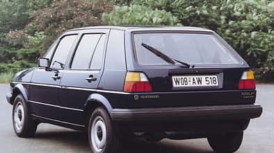 Heckansicht VW Golf II