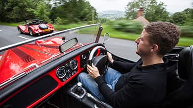 Morgan Roadster V6, Morgan Plus 8, Cockpit