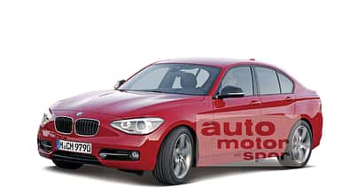 BMW 1er Stufenheck, Retusche