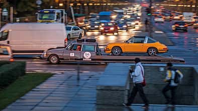 Citroen DS Tissier, Abschleppen, Stadtverkehr