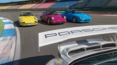 Porsche 911 Carrera RS 2.7, Porsche 964, Porsche 993, Porsche 997 (4.0), Frontansicht