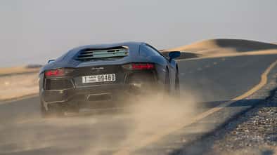 Lamborghini Aventador LP 700-4, Heckansicht