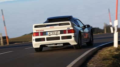 Ford RS 200, Heckansicht