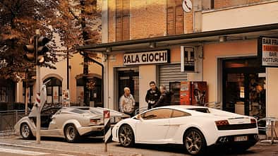 Lamborghini Countach, Lamboghini Gallardo LP 550-2, Seitenansicht