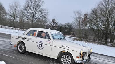 Winter Trail, Volvo Amazon 122S, Seitenansicht